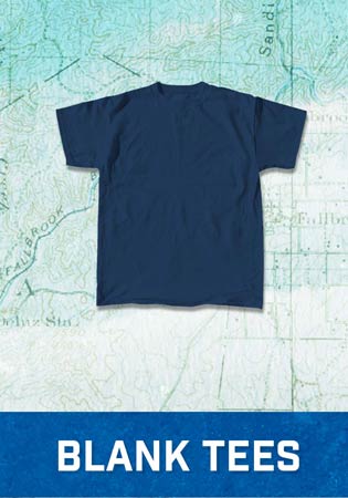 Blank solid color t-shirts
