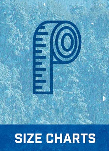 Save Time and Money - check the size charts