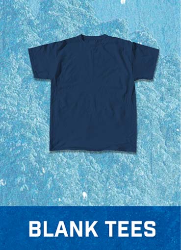 Blank solid color t-shirts