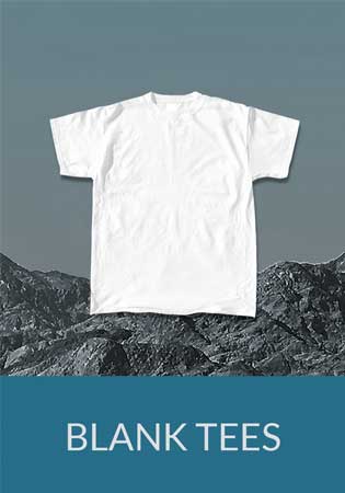 Blank solid color t-shirts