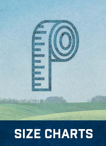 Save Time and Money - check the size charts