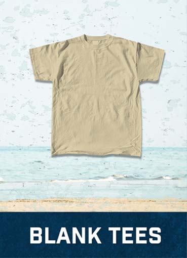 Blank solid color t-shirts
