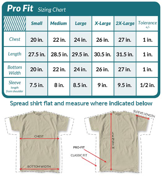 Don't get caught up with pesky returns & exchanges. Follow the guide to get the perfect size.