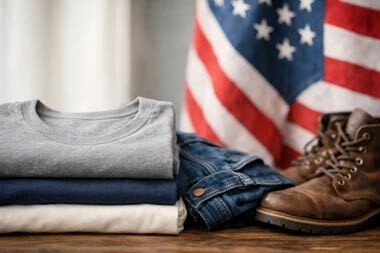 Heavyweight Cotton crew neck T-Shirts Made in the USA