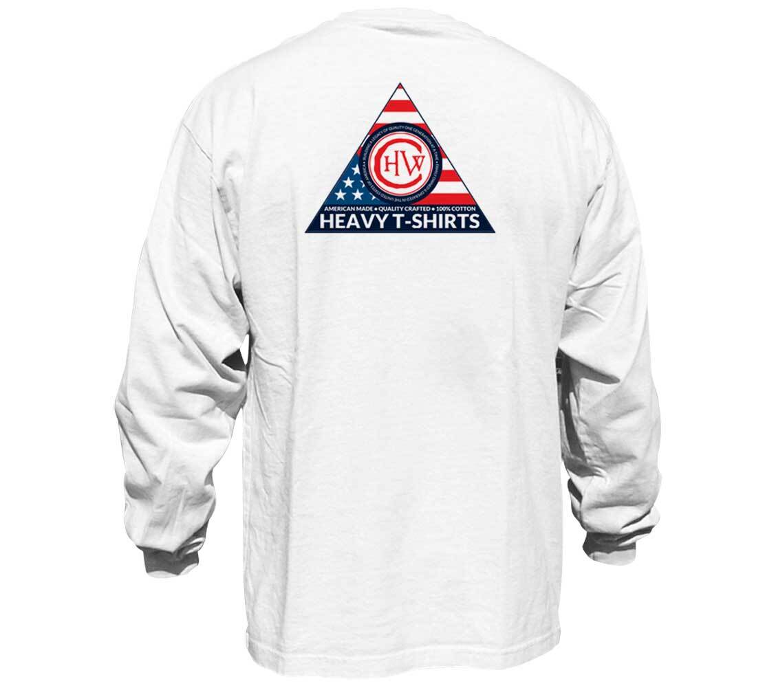 Men's Crew Neck Heavyweight t-shirts made in the USA